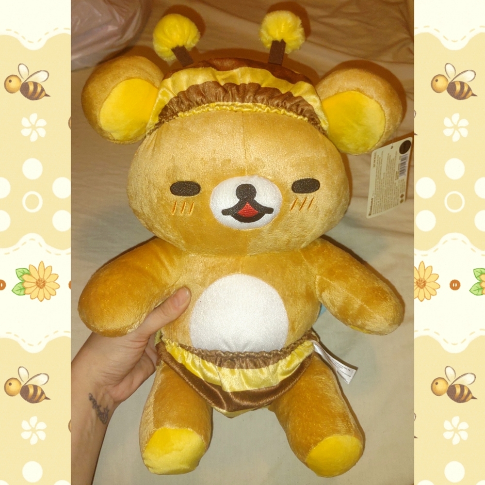Large  San-X Rilakkuma Bee plush doll